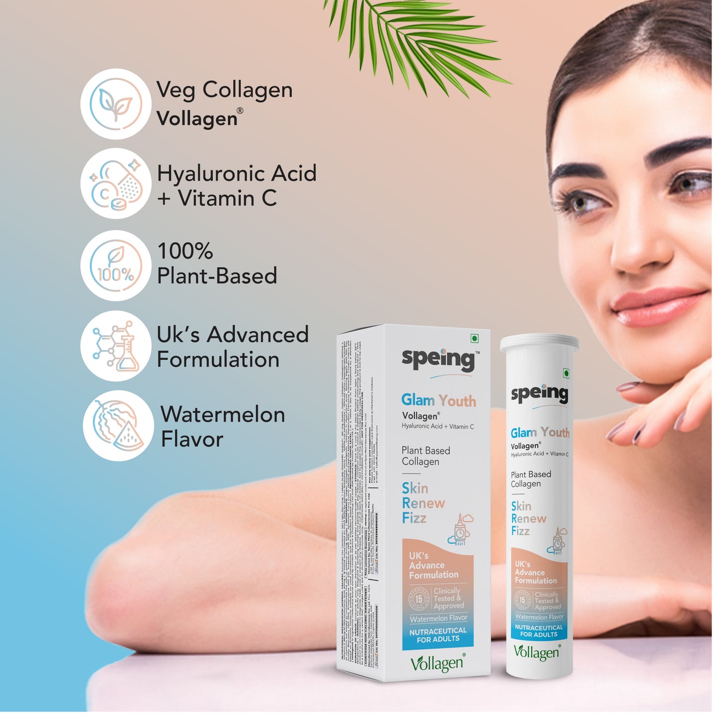Speing Glam Youth for Skin Hydration with Veg Collagen