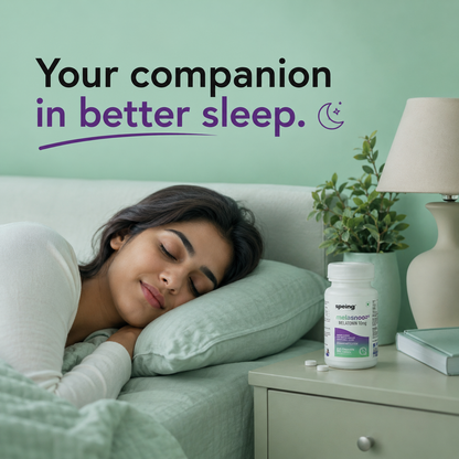 MelasnooZZ 10 mg Chewable Melatonin Tablets - for Restful Deep Sleeps