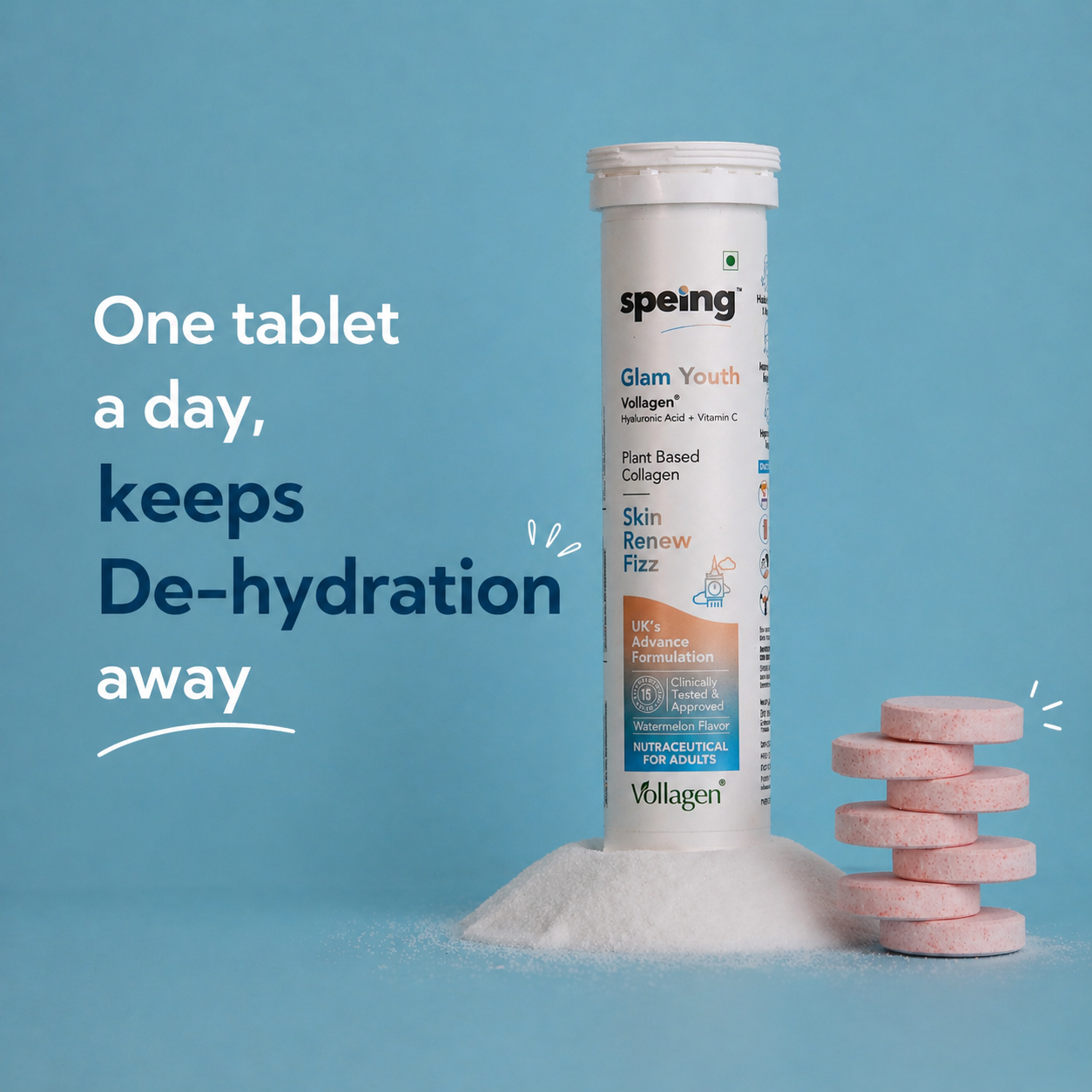 Speing’s Glam Youth for better hydration for your skin (With Clinically proven Vollagen)