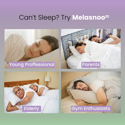 MelasnooZZ 10 mg Chewable Melatonin Tablets - for Restful Deep Sleeps